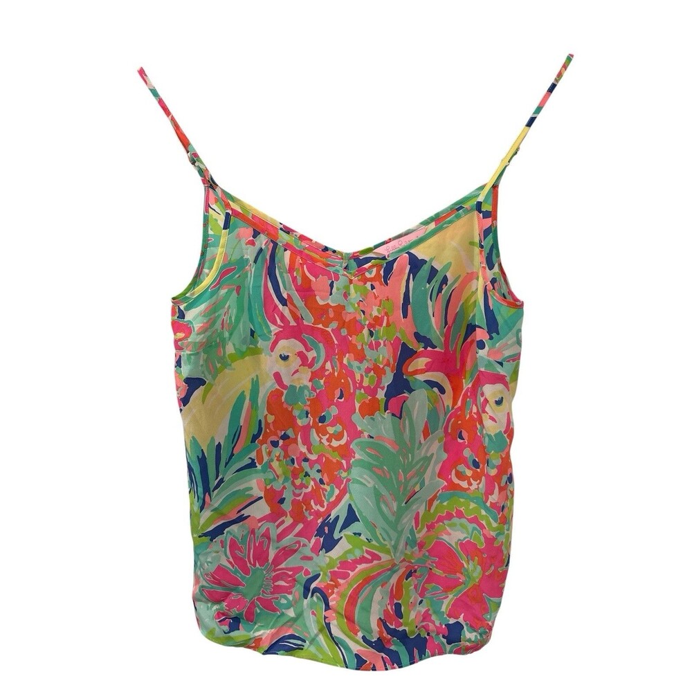 Lilly Pulitzer Top Women's XXS Silk Tank Top Cami